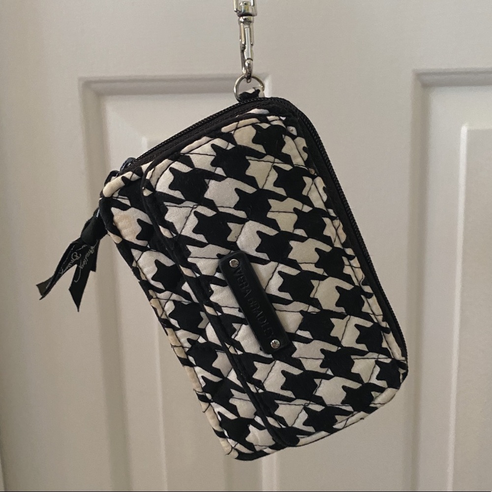 Vera Bradley Black and White Wristlet